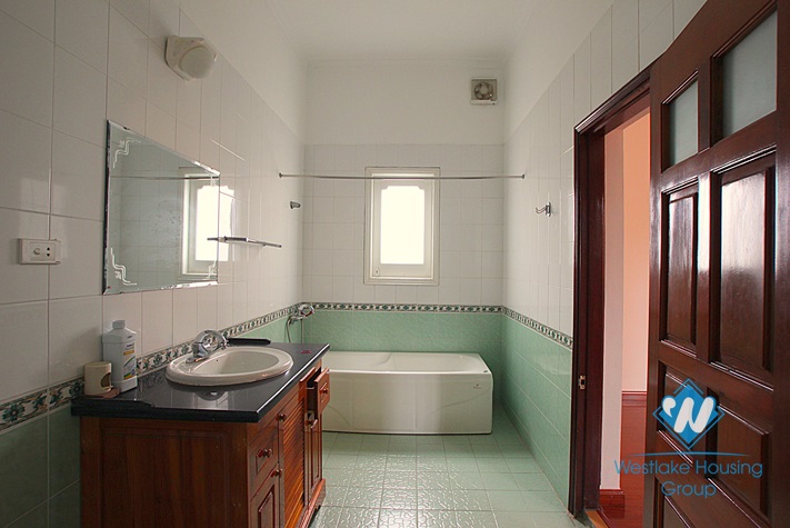 Four bedrooms house available for lease in Tay Ho district,  Hanoi